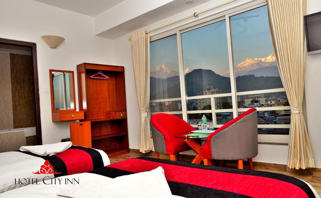 Hotel City Inn - Mountain View Pokhara Exteriör bild